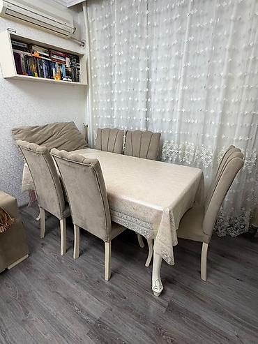 Qonaq otağı üçün, İşlənmiş, 6 stul