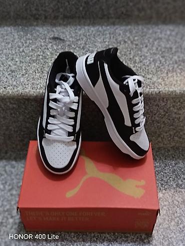 ket ayaqqabilar: Puma Reb-L Spor Ayaqqabı (Model: 398993-01) - Rəng: qara-ağ - Stil — 9