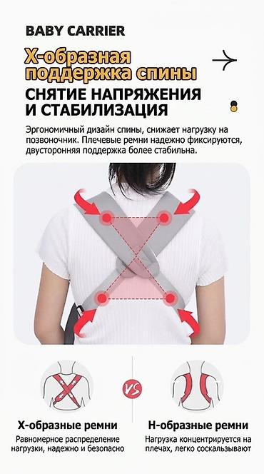 эргорюкзак: ✨ Новый эргорюкзак-кенгуру для детей (KIMO) ✨ Продается совершенно — 4
