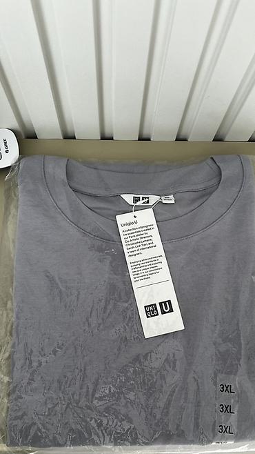 Футболки: Футболка Uniqlo U airism мужская, модель с удлинённым рукавом (около — 2