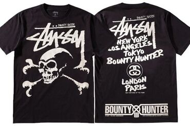 зимние одежда: Футболка Stussy x bounty hunter 
1шт 950 с
Оптом-по 900 с