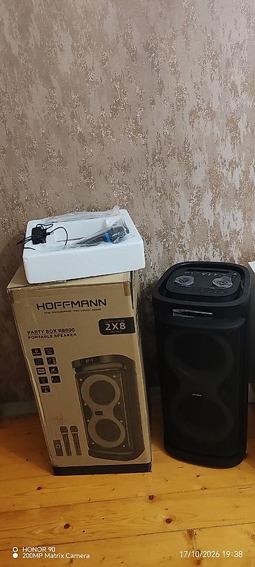 ses aparati: Qəti istifadə olunmayıb. Evde yer tutur deye satılır. Hoffmann Party — 4