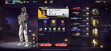 kostyum turkce: Free Fire oyun hesabı – yüksək səviyyəli, zəngin inventarlı - — 3