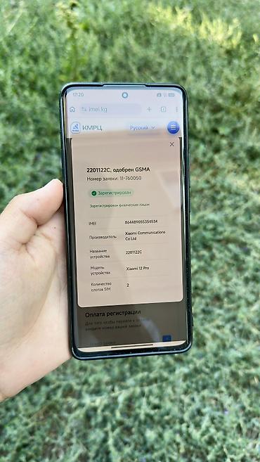 panasonic eneloop: Xiaomi, 12 Pro, Б/у, 256 ГБ, цвет - Фиолетовый, 1 SIM, 2 SIM, eSIM — 6