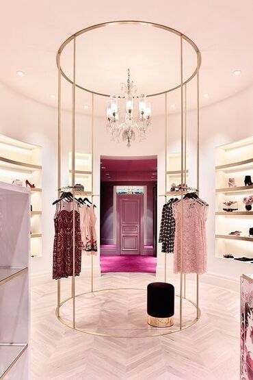 Кронштейны, стойки: Кронштейн для одежды Вешалка для одежды Оборудования для бутика — 7