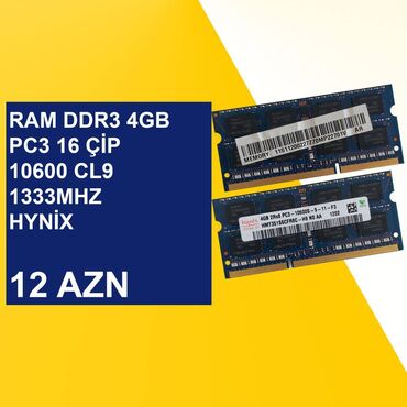 ddr 3 ram 2 gb: Оперативная память (RAM) Hynix, 4 ГБ, 1333 МГц, DDR3, Для ноутбука, Б/у
