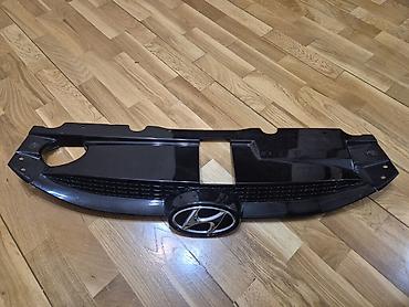 lam: Hyundai üçün orijinal radiator barmaqlığı və üst dekor paneli (emblem — 3