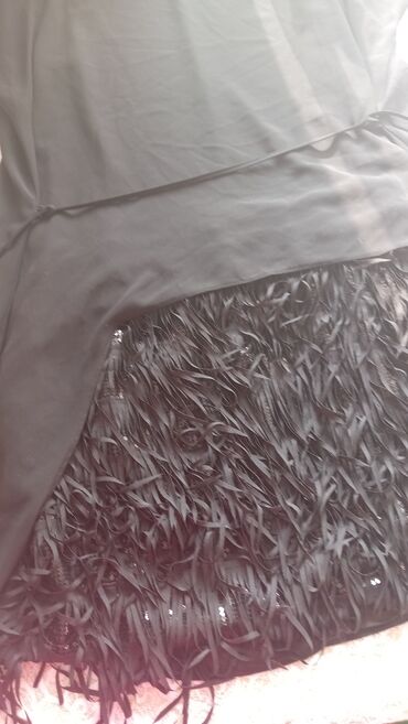 Köynək və bluzalar: Qara rəngdə şık tunika/kofta - Dizayn: Yuxarı hissəsi hamar parça — 6