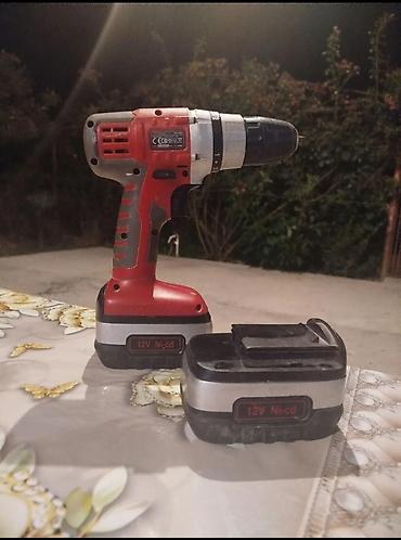 Alətlər: Akkumulyatorlu matkap-vintaçan - Güc mənbəyi: 12V Ni-Cd akkumulyator — 1
