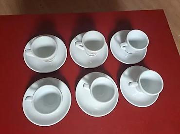 globus bife za pice: ŠOLJICE ZA KRATKI ESPRESSO FRANCK | Set šoljica sa tanjirima za — 3
