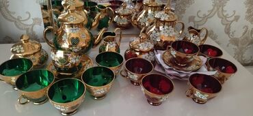 Çay dəstləri və servizlər: Çay dəsti, Bohemia, 6 nəfərlik, Çexiya