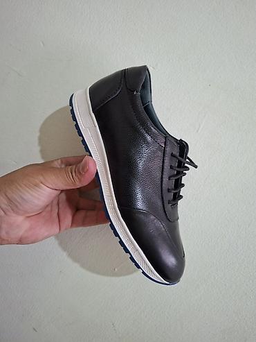 nike dunk: Мужские кожаные полуботинки в стиле casual - Верх: натуральная кожа с — 2