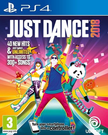 Oyun diskləri və kartricləri: Ps4 just dance 2018