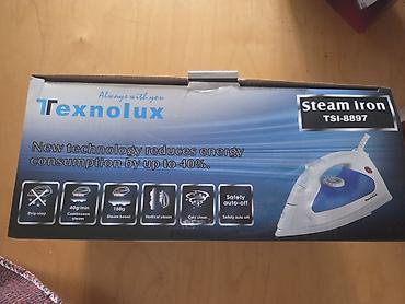 buxar utu: Texnolux buxarlı ütü – model TSI-8897 islenmeyib Xüsusiyyətlər: - — 2