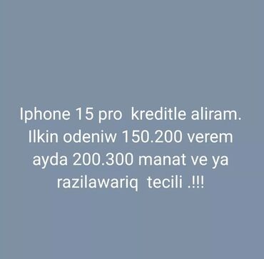 Apple iPhone: IPhone 15 Pro, Kredit