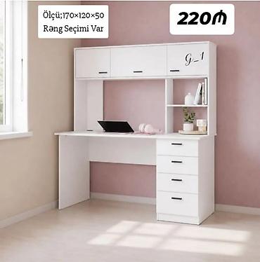 Masaüstü iş/study dəsti – modelli G-1 - Ölçü: 170×120×50 sm - Rəng
