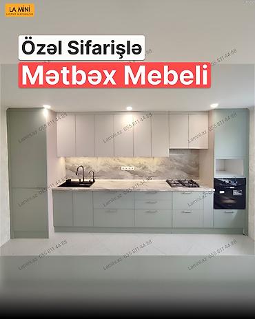 metbex mebelleri instagram: Özəl sifarişlə mətbəx mebeli - Laconic və minimalist dizayn — 1