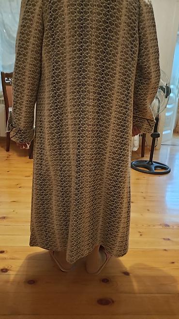 пальто zara: Пальто, 6XL, цвет - Бежевый — 4
