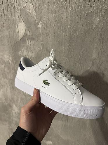 Мужские кроссовки, 42, Lacoste, Новый, цвет - Белый, Самовывоз, Платная доставка