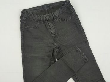 legginsy woskowane z wysokim stanem: Jeans for women, size M