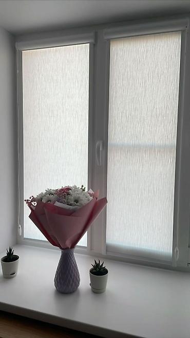 Рулонные шторы на пластиковые окна - Тип: рулонные шторы (ролеты) с lalafo.kg да Рулонные шторы на пластиковые окна - Тип: рулонные шторы (ролеты) с