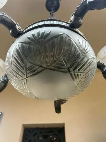 Ostali stilski nameštaj: Stari secesijski salonski luster Stari salonski luster U odličnom — 3
