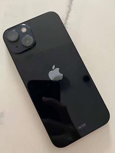 iphone e: IPhone 13, Б/у, 128 ГБ, Черный, Зарядное устройство, Чехол, 81 % — 1