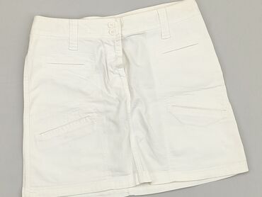 jeansowe biała spódnice: Spódnica, Benetton, M, stan - Dobry