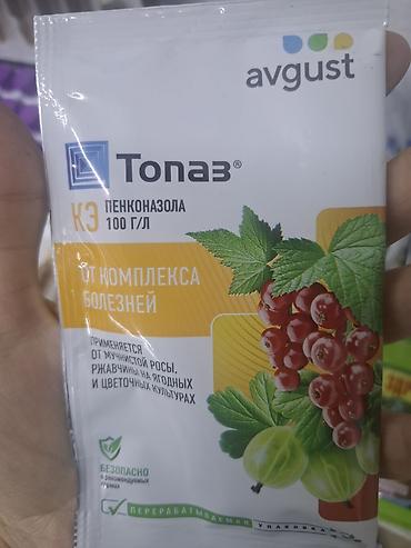 Bağ və tərəvəzçilik üçün bitki mühafizə vasitələri paketi 1) Topaz