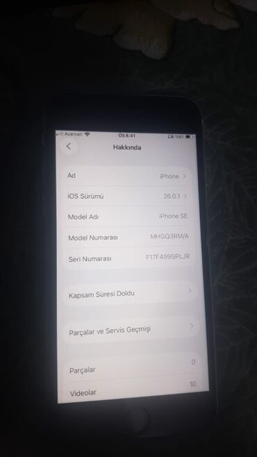 iphon 5 s: IPhone SE 2020, Белый, Отпечаток пальца