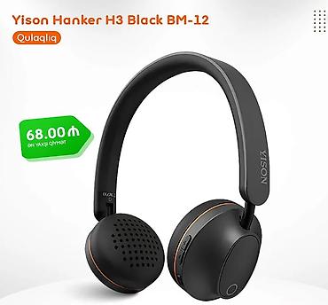 Yeni Simsiz (Bluetooth) Qulaqcıqlar, Yison, rəng - Qara