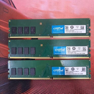 Процессоры: Оперативная память, Новый, Crucial, 8 ГБ, DDR4, 2666 МГц, Для ПК