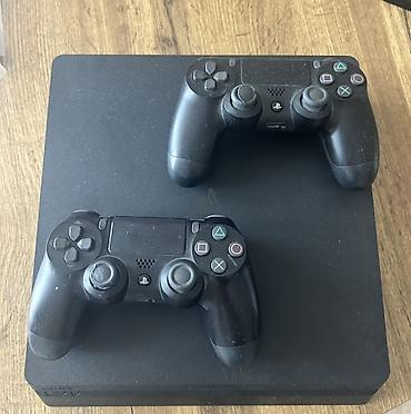 Video oyunlar və konsollar: Sony PlayStation 4 Slim oyun konsolu + 2 ədəd DualShock 4 pultu — 1