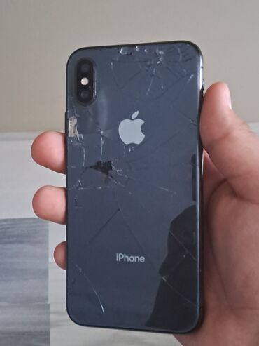 işlənmiş telefonlar ayfon: IPhone X, 64 GB, Qara