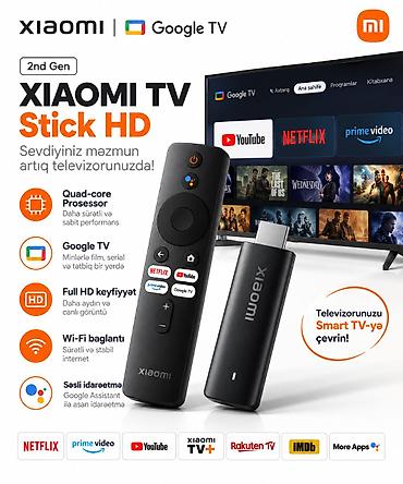 smart kart: Xiaomi TV Stick HD (2nd Gen) – Google TV ilə Xüsusiyyətlər: - Google — 1