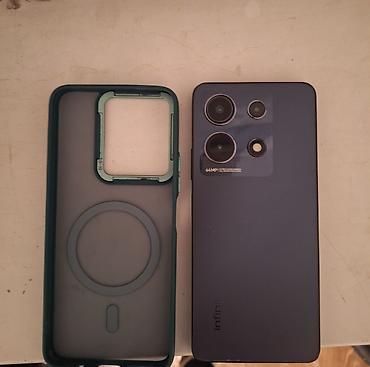 Infinix Hot 30, Б/у, 128 ГБ, цвет - Фиолетовый, 2 SIM