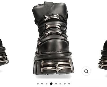 botinkalar 39: New rock. original deyil. Qara platformalı unisex “goth/industrial” — 4