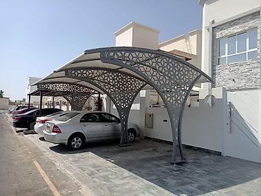 qapi ve pencere: Dizayn Metal Avtopark Navesləri və Giriş Üstü Kölgəliklər - Müasir — 2