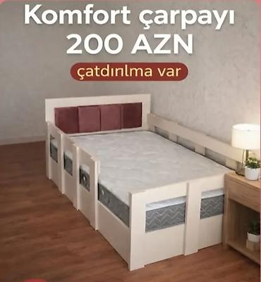 kravat bazalı: Komfort çarpayı – 200 AZN - Rahat yuxu üçün praktik dizayn - Yumşaq — 1
