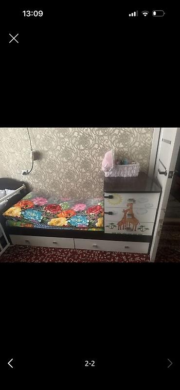 Балдар дүйнөсү: Детская кроватка-трансформер с пеленальным комодом. - Формат 2-в-1 — 2