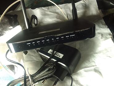 Modemlər və şəbəkə avadanlıqları: Nokia Wi‑Fi router – 2 antenalı, adapteri və kabeli ilə — 1