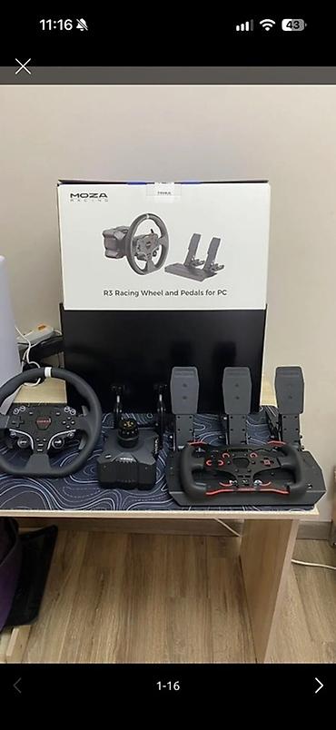 дрифтер: Симрейсинговый комплект MOZA Racing r3 Кокпит Коробка передач 3 педали — 7