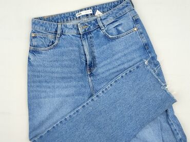 jeansy z rozcieciem zara: Zara, Jeansy damskie, rozmiar L