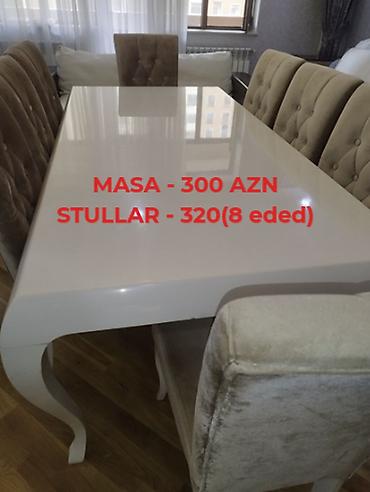 sdolar: Mebel dəsti – detallı təsvir 1) Ağ divan – 300 AZN - 2 nəfərlik — 5
