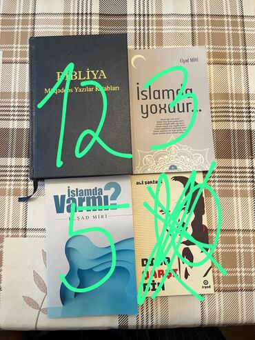 CD, DVD disklər və kassetlər: Müxtəlif mövzulu kitablar təklif olunur. Kolleksiyada dini, fəlsəfi və