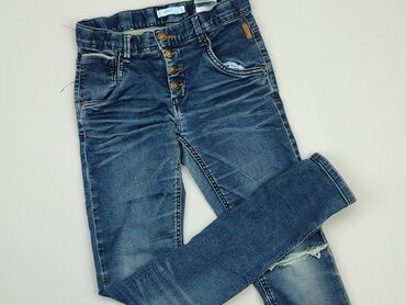 philipp plein jeans: Spodnie jeansowe, Name it, 12 lat, 152, stan - Dobry