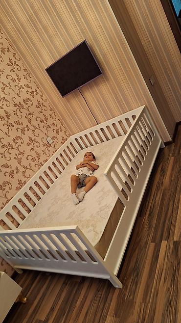 ag neft: Uşaq üçün qoruyucu bortlu yataq - Rəng: ağ - Material: ağac/MDF — 3