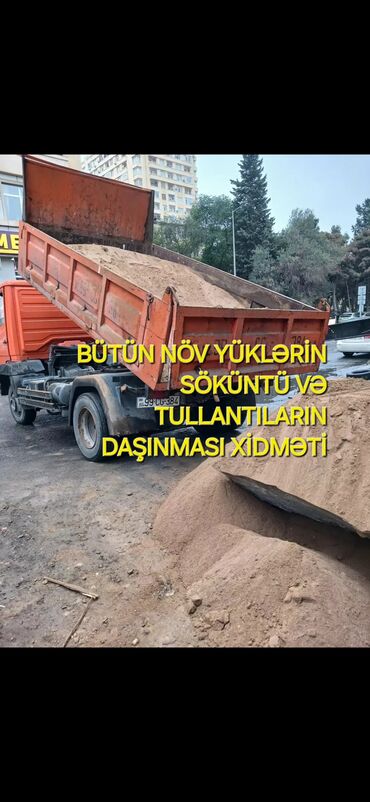 Портер, грузовые перевозки: Bütün növ yüklərin daşınması xidməti tullantı zibillərin daşıması