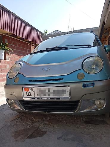 Daewoo Matiz: 2003 г., 0.8 л, Автомат, Бензин, Хэтчбэк at lalafo.kg Daewoo Matiz: 2003 г., 0.8 л, Автомат, Бензин, Хэтчбэк