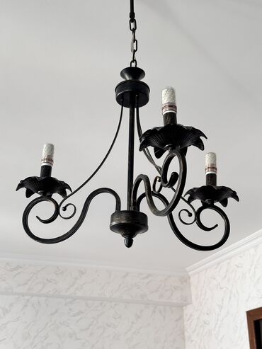 lusturlər: Çılçıraq, 3 lampa, Metal